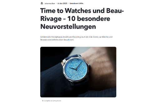 A Sharp Eye for Beauty – Thank You, WatchTime Germany