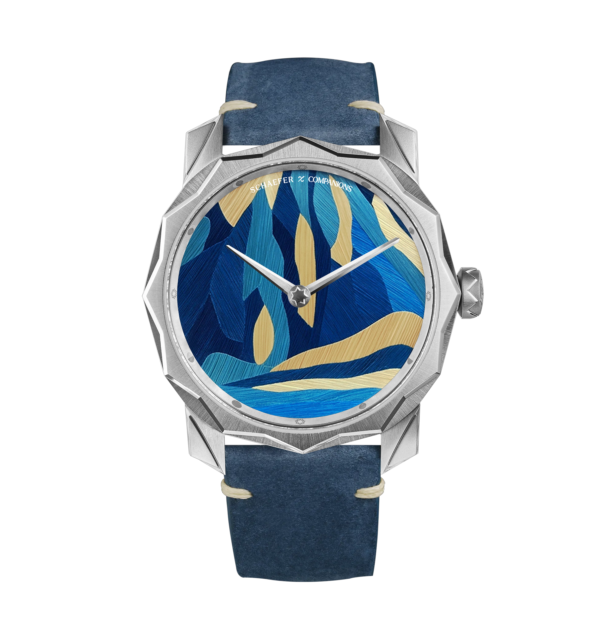 Solune Grand Art Antarctica Straw Marquetry