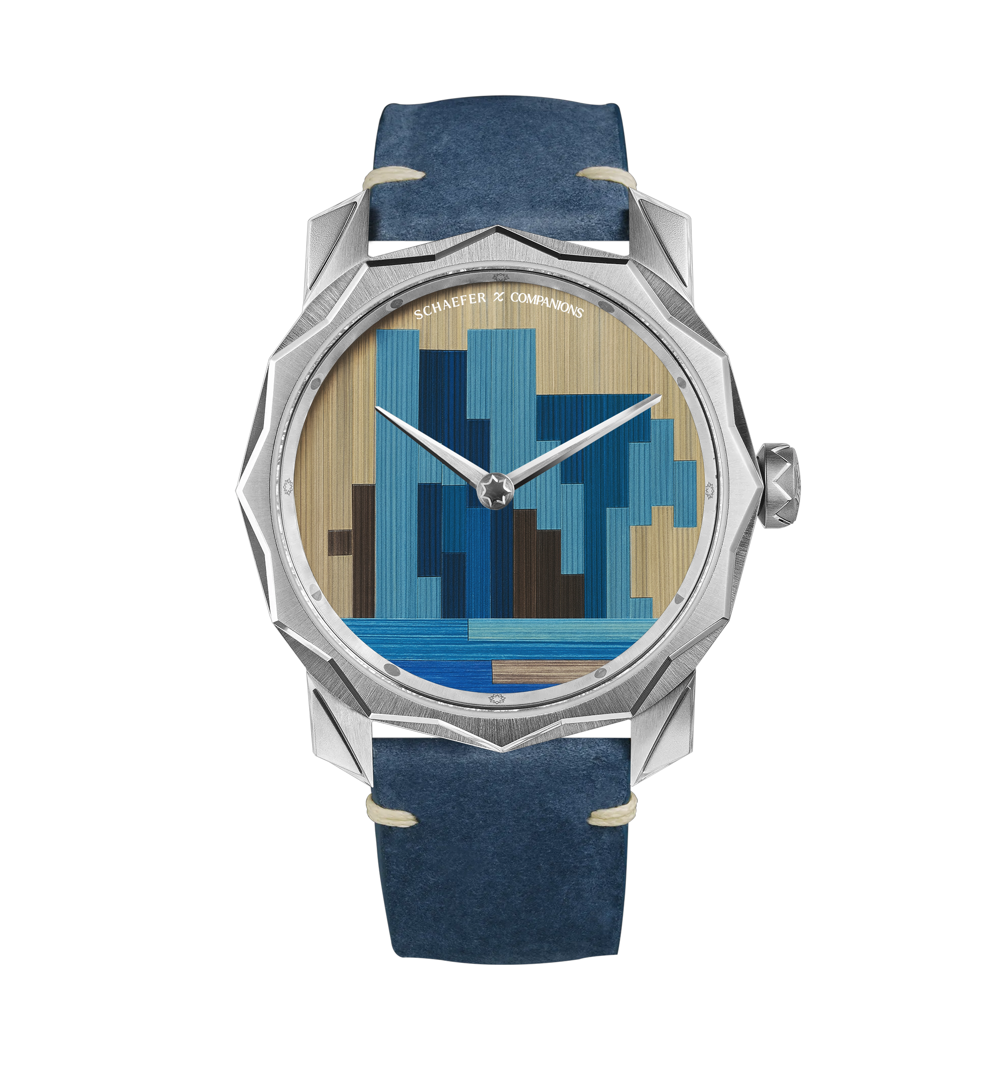 Solune Grand Art Antarctica Straw Marquetry