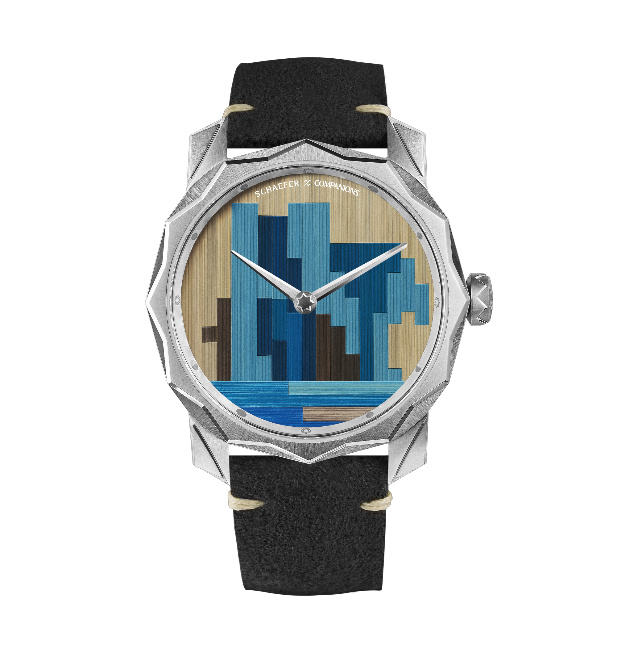 Solune Grand Art Antarctica Straw Marquetry