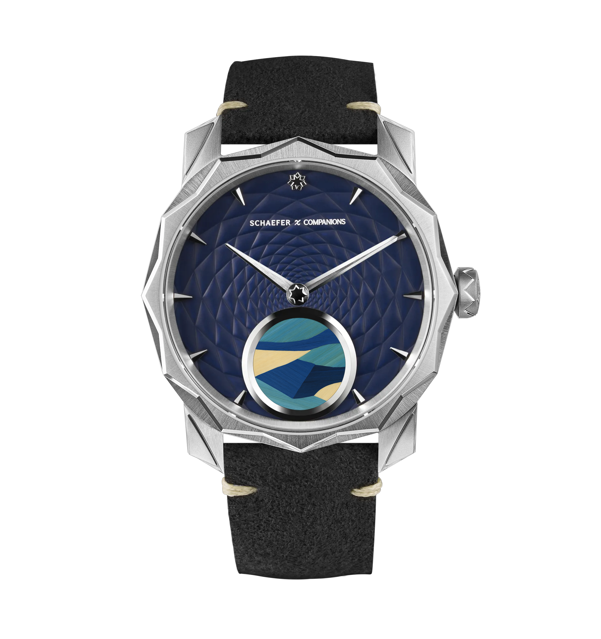 Solune Médaillon Antarctica Straw Marquetry