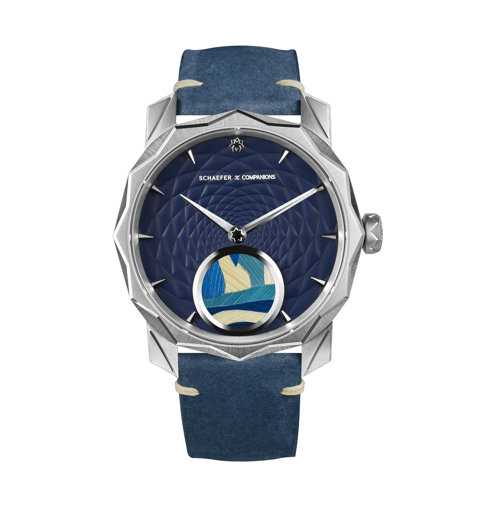 Solune Médaillon Antarctica Straw Marquetry