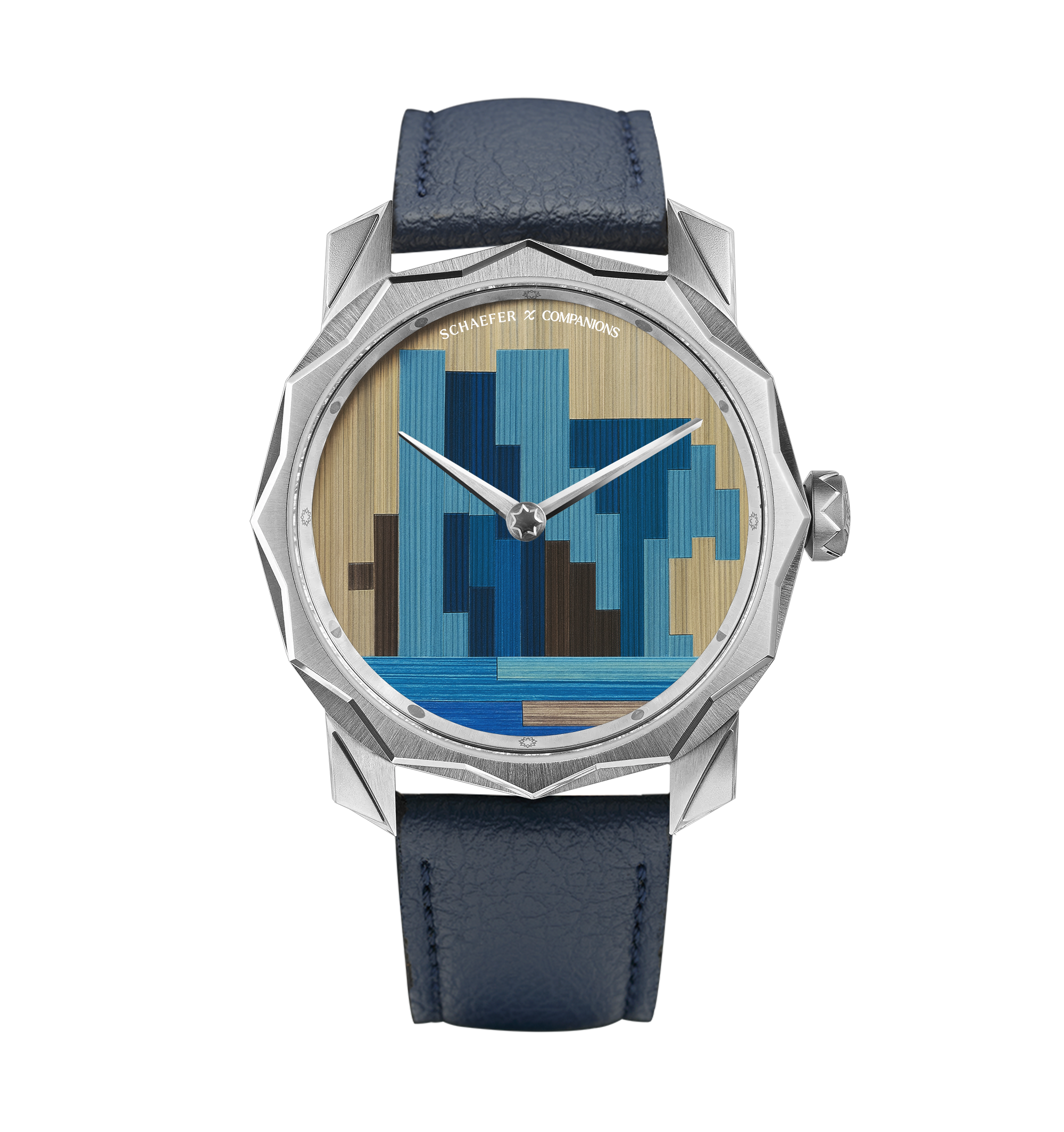 Solune Grand Art Antarctica Straw Marquetry