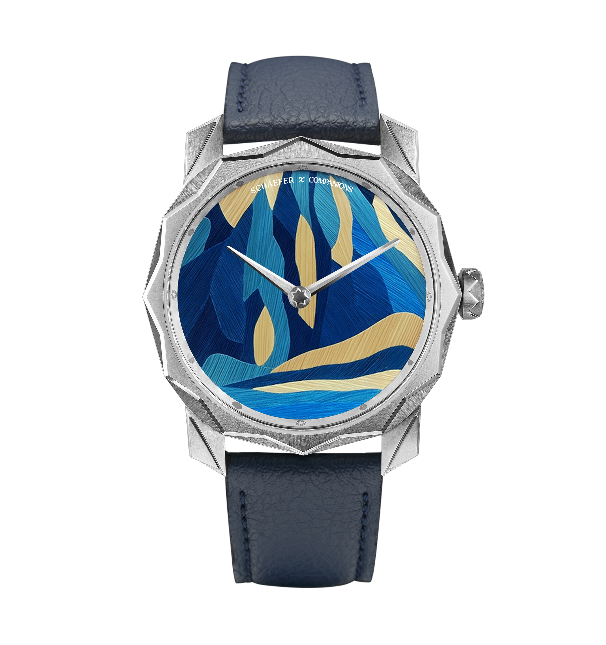 Solune Grand Art Antarctica Straw Marquetry