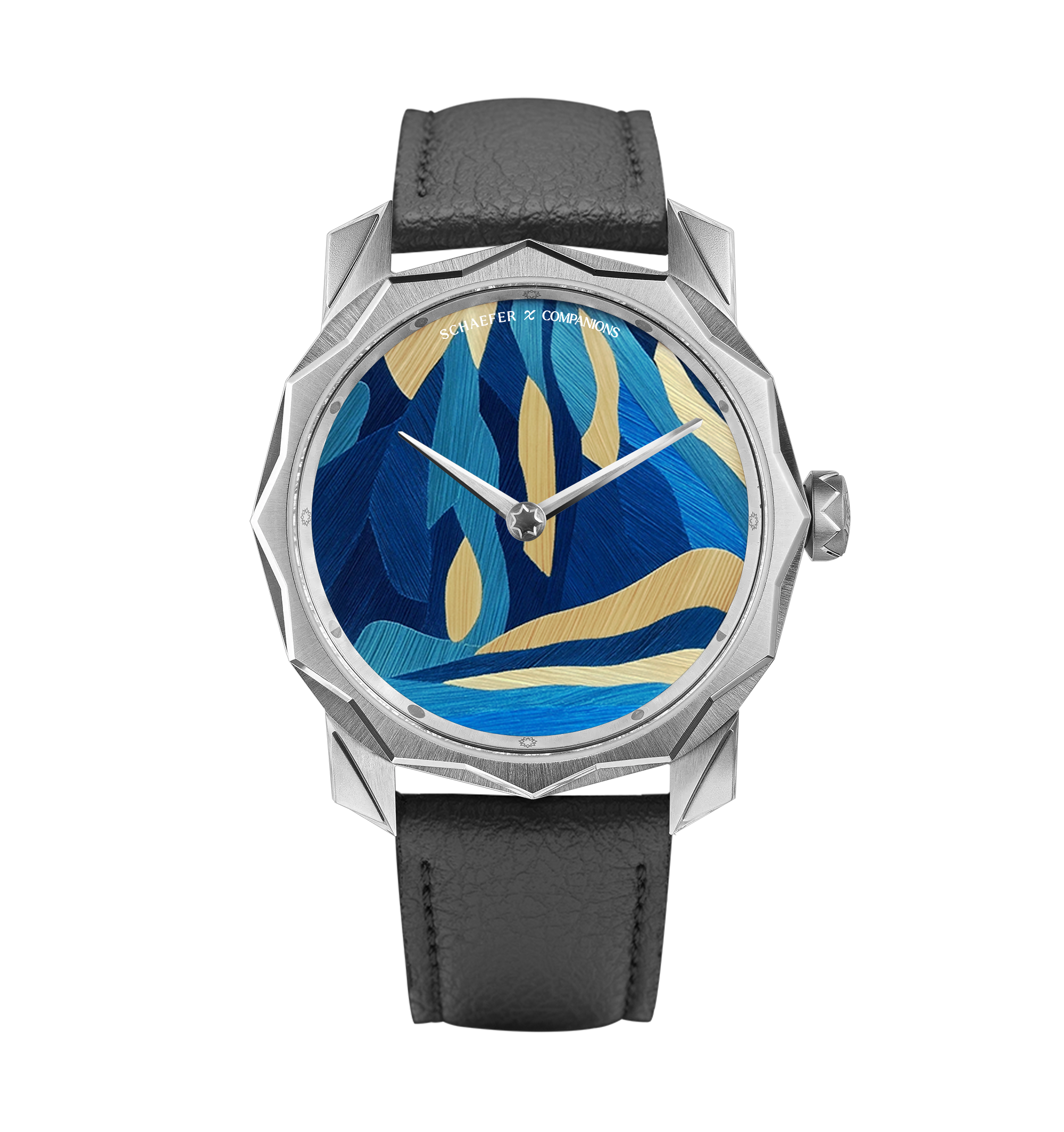 Solune Grand Art Antarctica Straw Marquetry