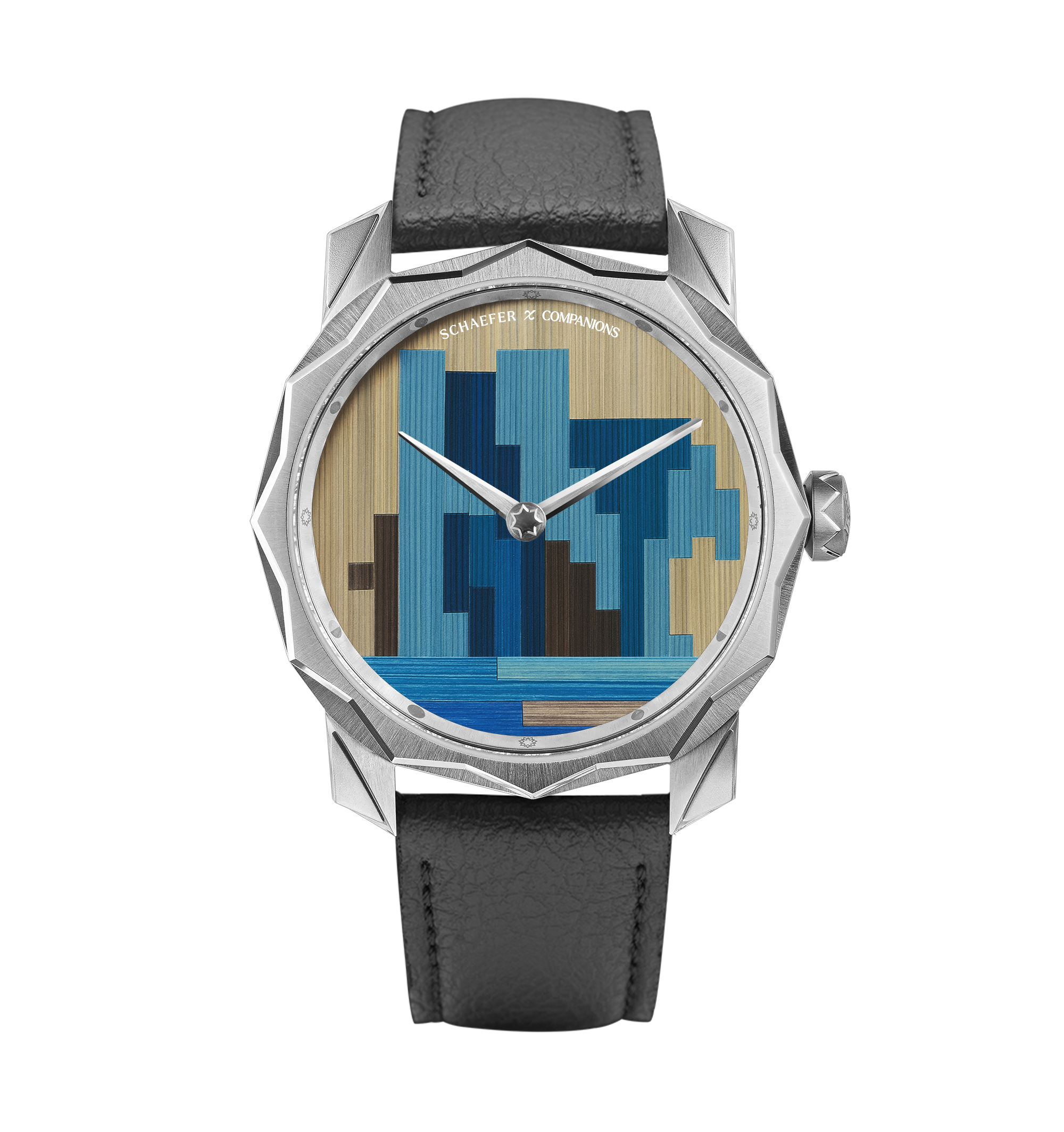 Solune Grand Art Antarctica Straw Marquetry