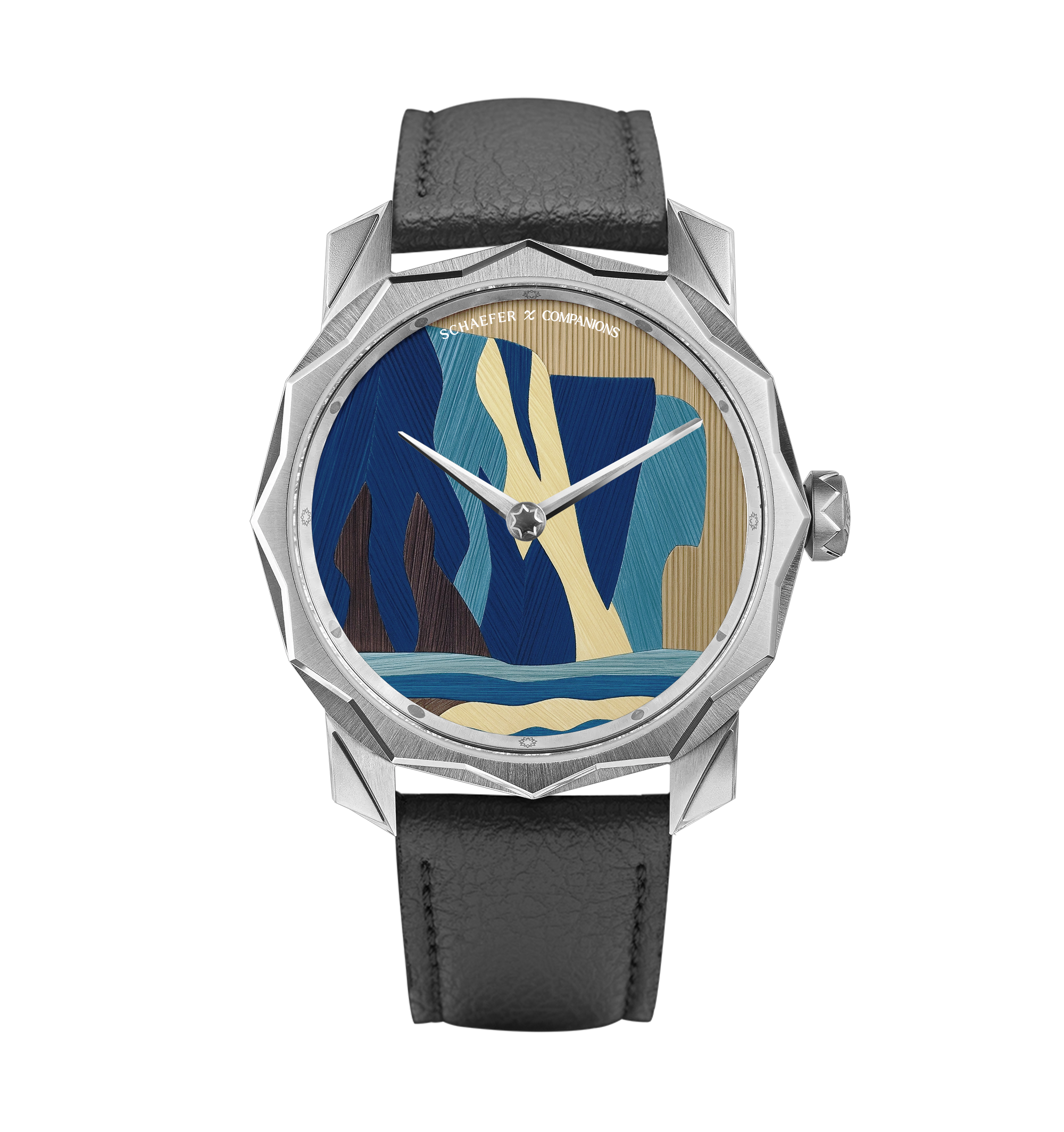 Solune Grand Art Antarctica Straw Marquetry