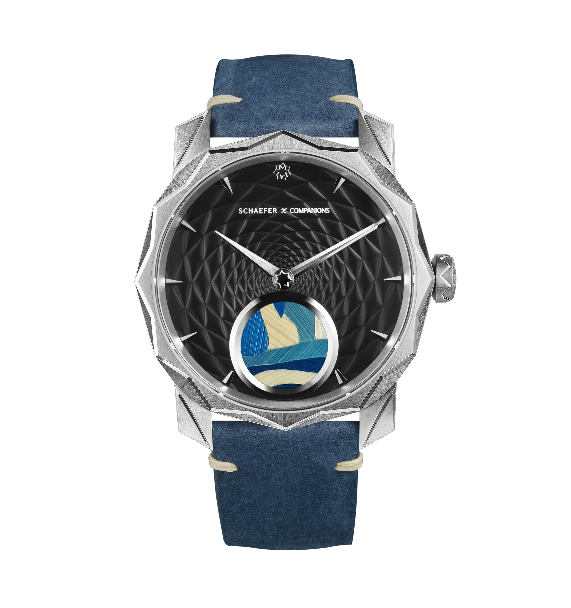 Solune Médaillon Antarctica Straw Marquetry