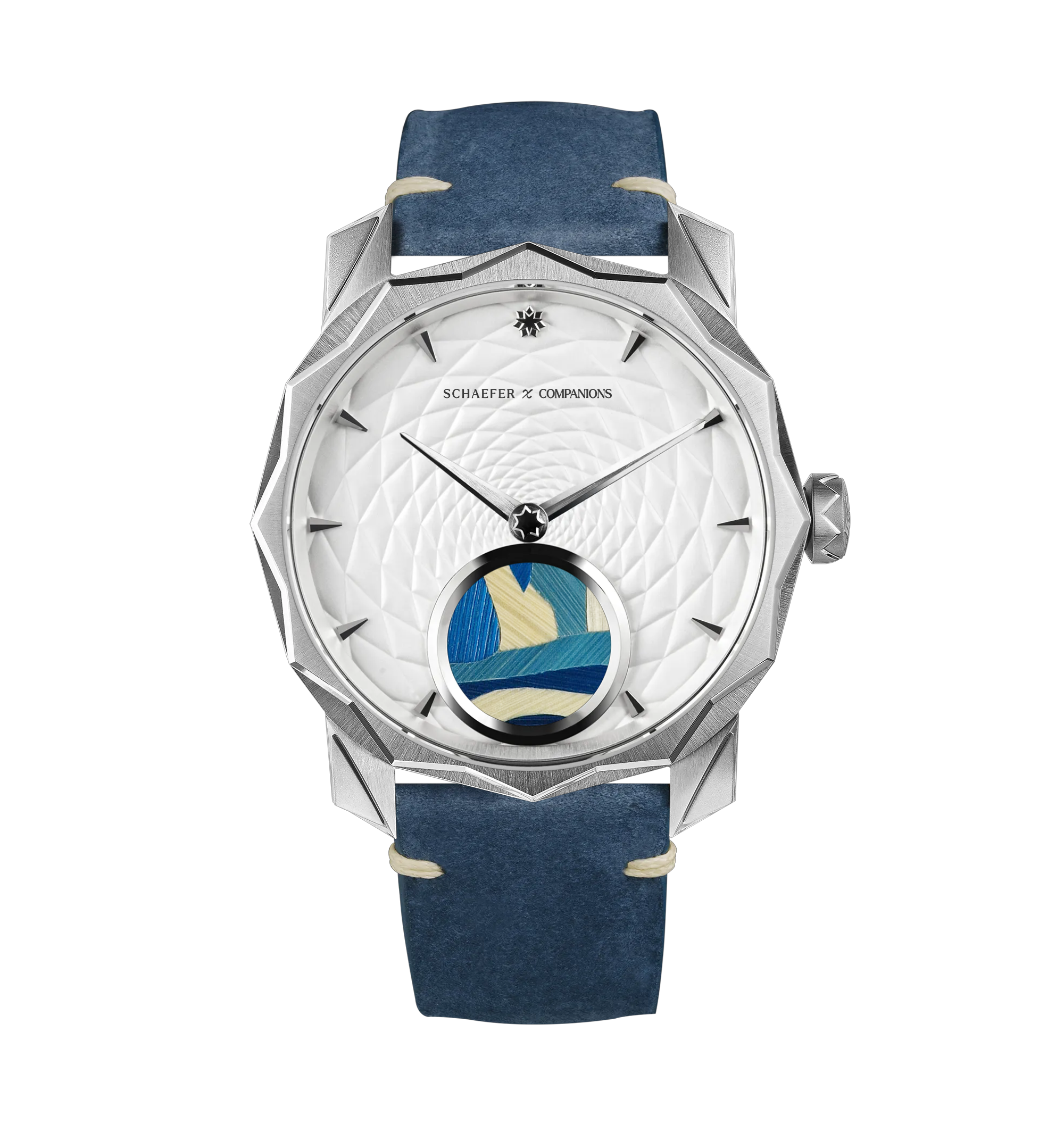 Solune Médaillon Antarctica Straw Marquetry