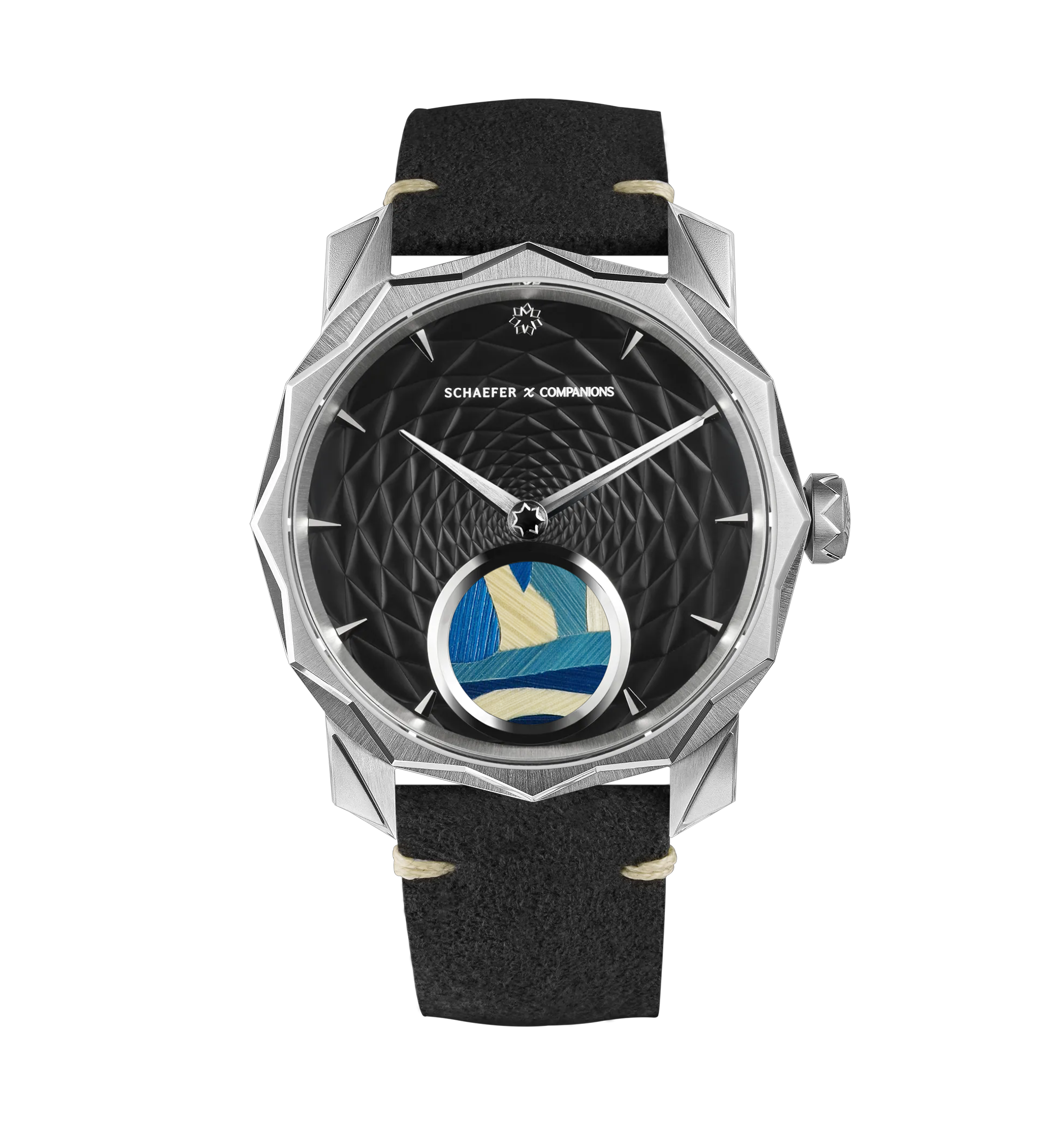 Solune Médaillon Antarctica Straw Marquetry