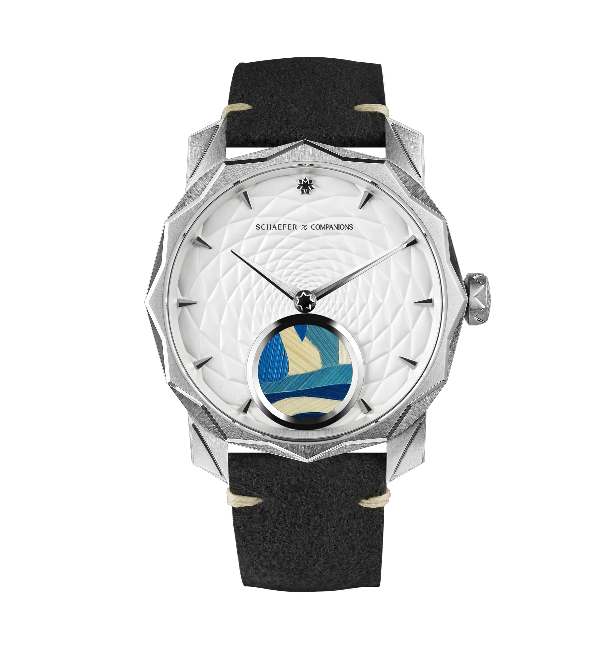 Solune Médaillon Antarctica Straw Marquetry