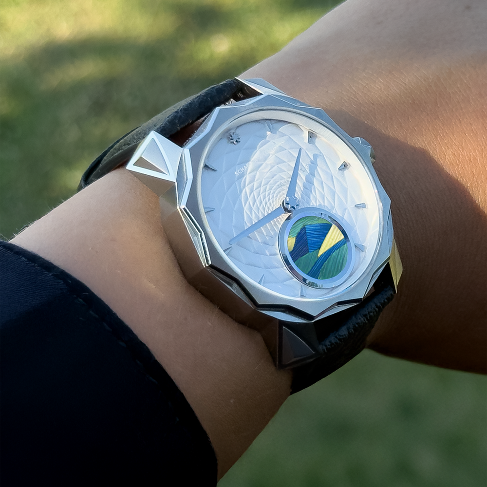 Solune Médaillon Antarctica Straw Marquetry